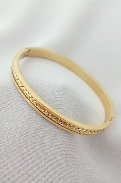 Çelik bileklik gold