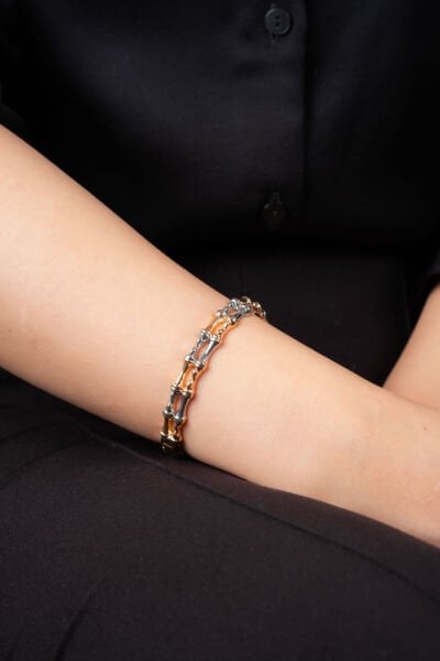 Çift Renkli Kelepçe Bileklik