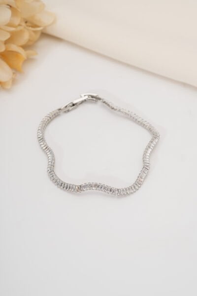 VIP Silver Su Dalgası Bileklik