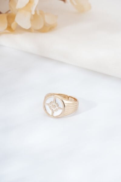 Rose Pusula Desen Yüzük