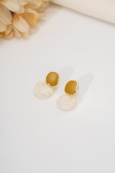 VIP Sedef Taba Daire Küpe