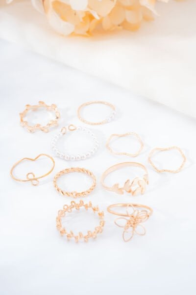 Rose Eklem Yüzük Seti