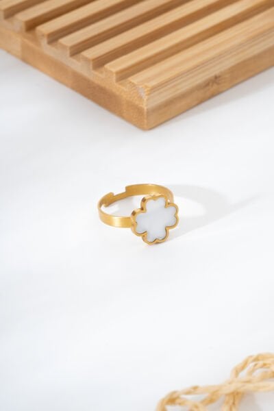 ÇELİK SEDEF TAŞLI YONCA SET