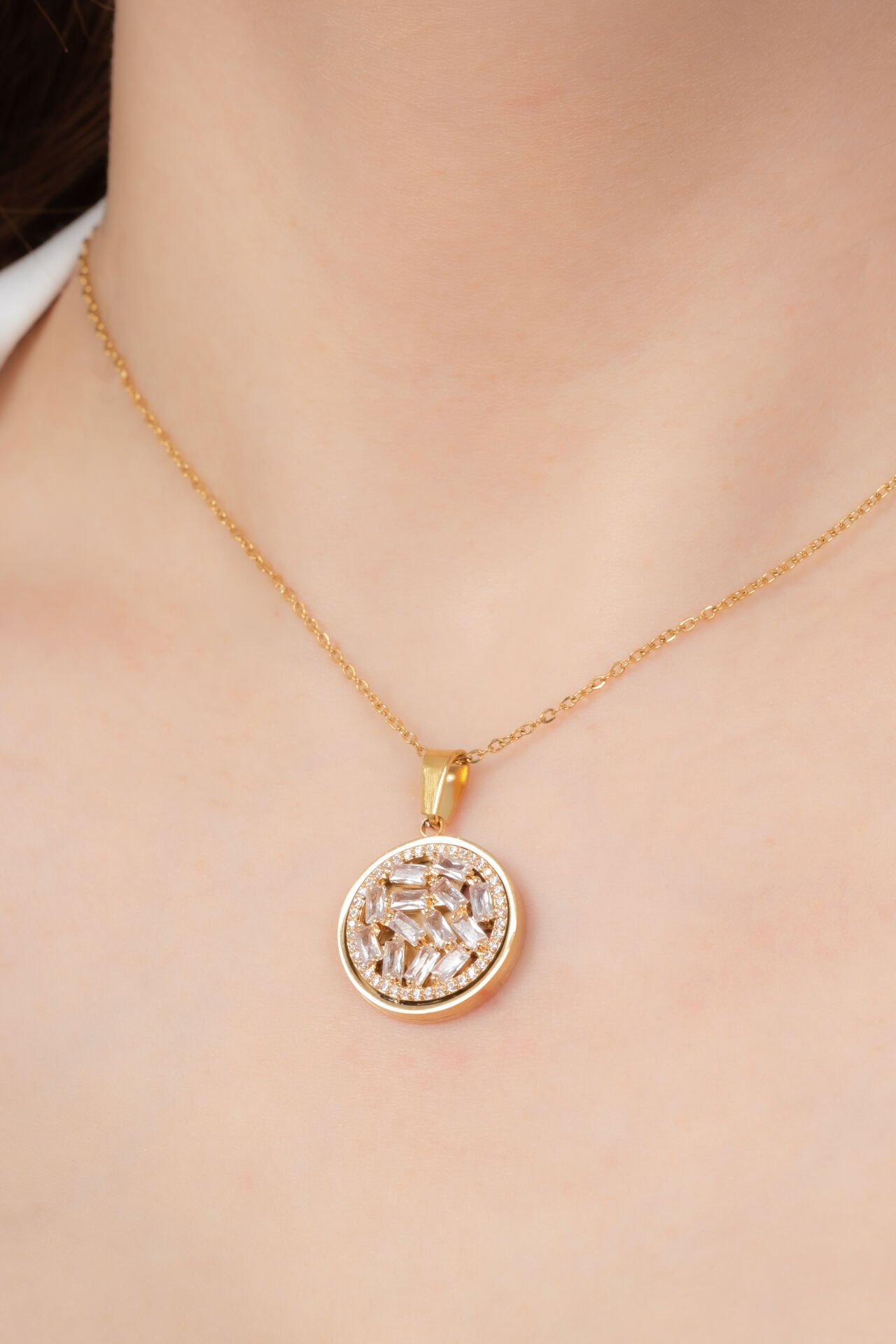 ÇELİK TAŞLI GOLD SET