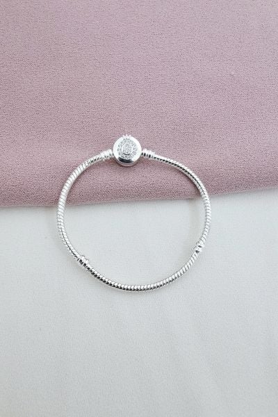 Çelik Nar Detaylı Silver Pandora