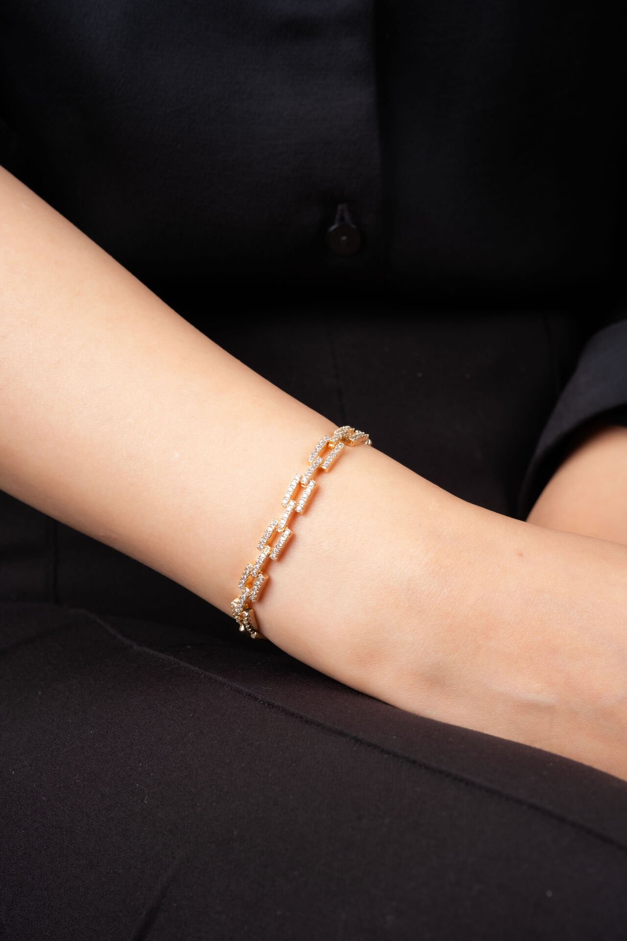 Rose Taşlı Adım Bileklik