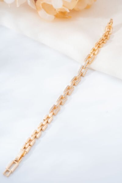 Rose Taşlı Adım Bileklik