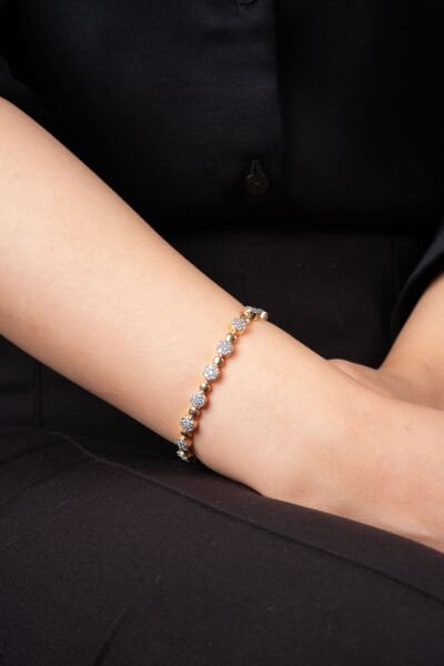 Rose Taş Detaylı Bileklik