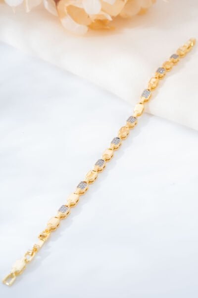 Gold Taş İşlemeli Bileklik