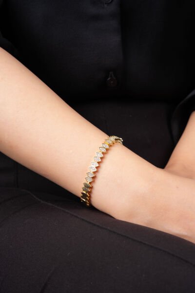 Geometrik Taşlı Bileklik