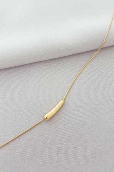 Çelik gold kolye