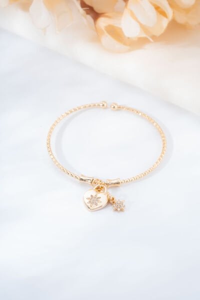 Rose Kalpli Kelepçe Bileklik