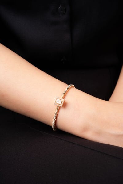 Rose  Dorikalı Baget Kelepçe Bileklik