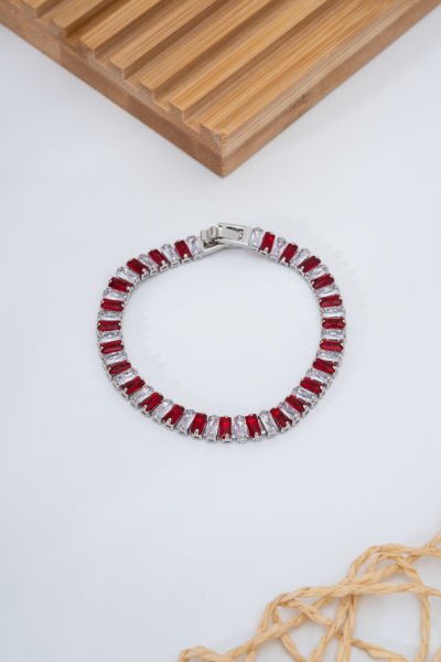 Vip Kırmızı Beyaz Su Yolu Bileklik