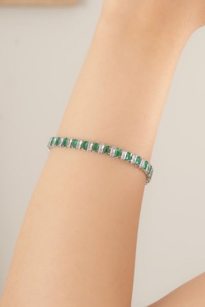 Vip Yeşil Beyaz Su Yolu Bileklik