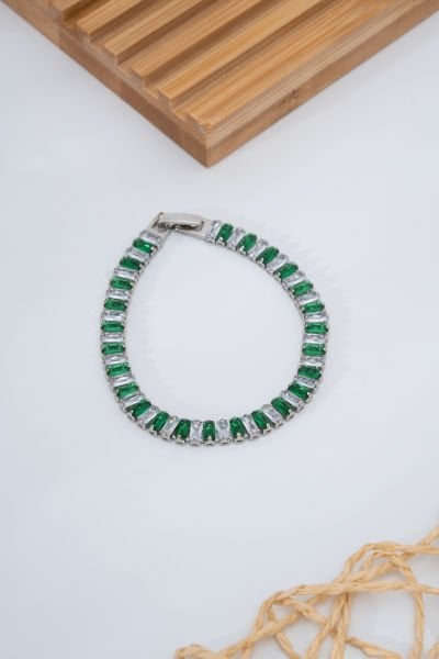 Vip Yeşil Beyaz Su Yolu Bileklik