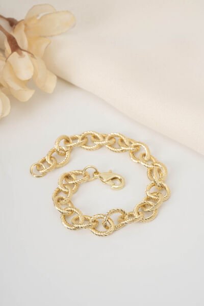 VIP CM gold içiçe daire taşsız samanyolu BİLEKLİK