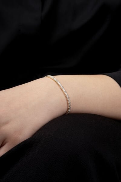 VİP GOLD İNCE KONTÜR SUYOLU BİLEKLİK