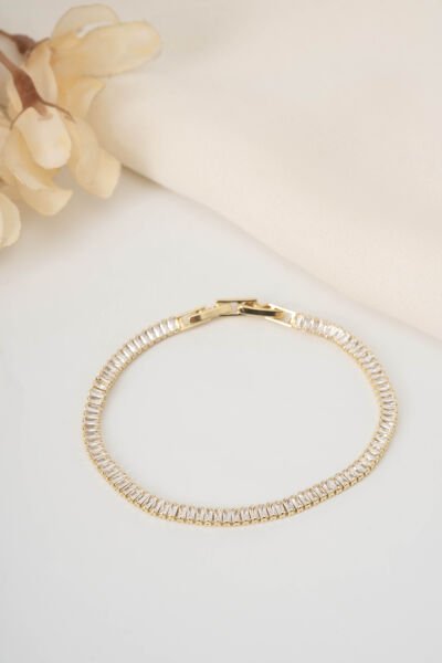 VİP GOLD İNCE KONTÜR SUYOLU BİLEKLİK