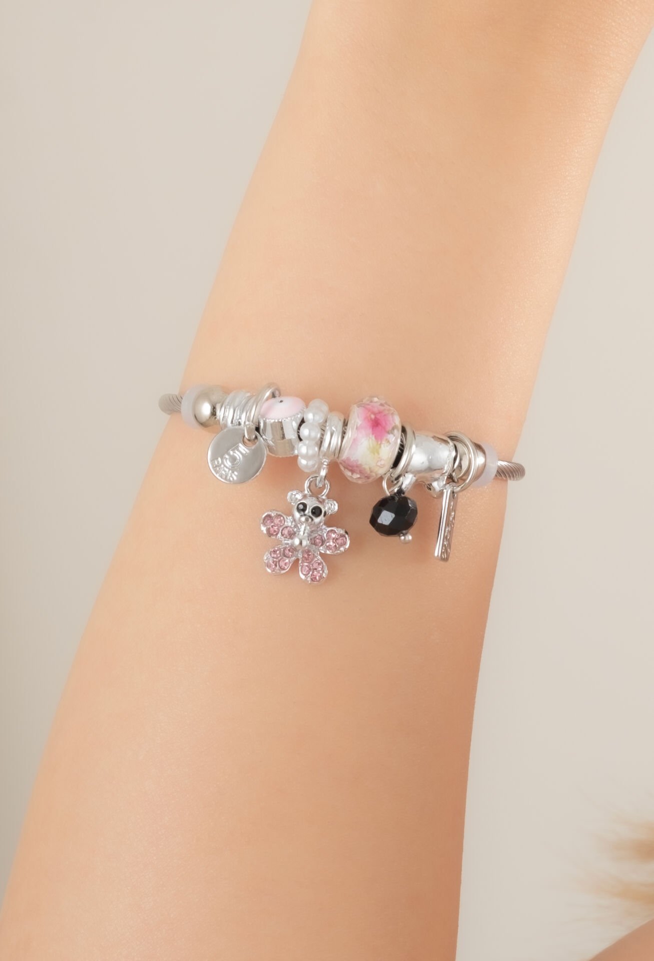 Pembe Ayıcık Figürlü Pandora