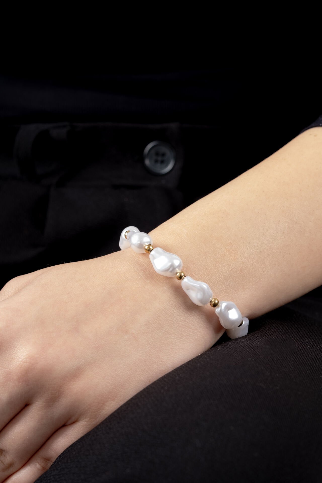 Rose İnci Görünümlü Bileklik