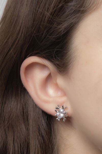 XUPİNG SİLVER CAM KARTANESİ KÜPE