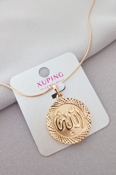 Xuping Allah yazı'lı kolye