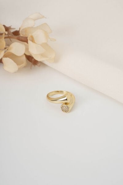 XUPİNG GOLD TAŞLI MEŞALE YÜZÜK