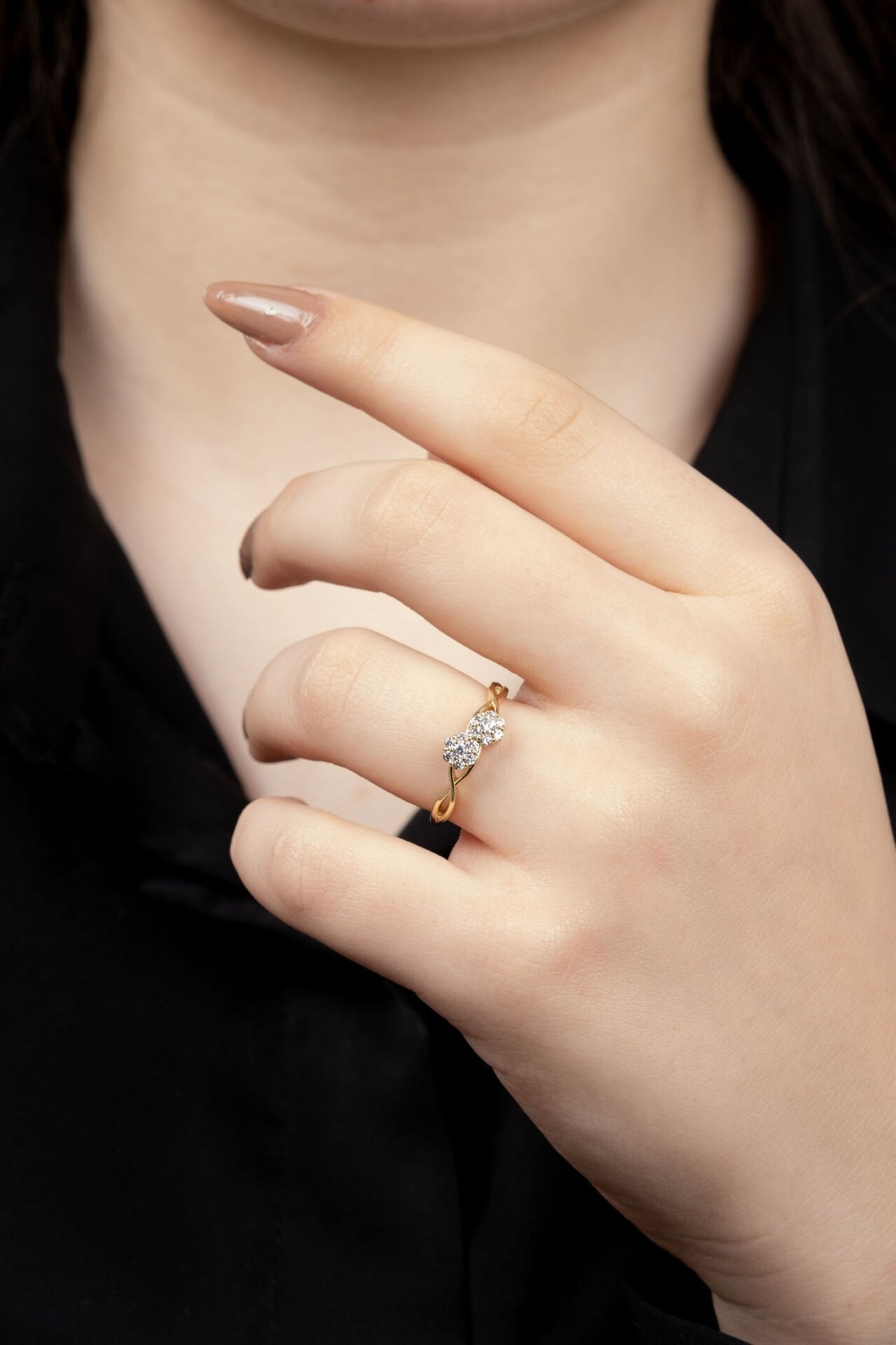 XUPİNG GOLD SONSUZLUK GÜL YÜZÜĞÜ