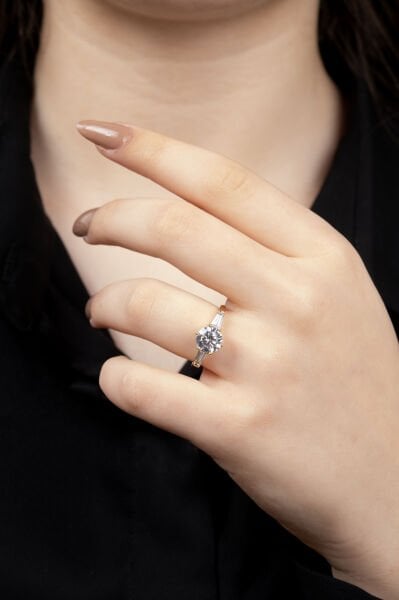 XUPİNG GOLD CAM TAŞLI TEKLİF YÜZÜĞÜ