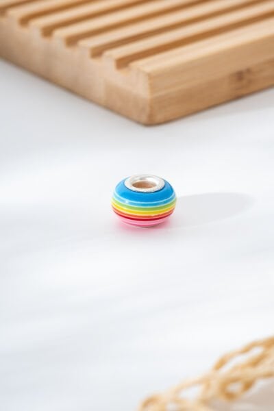 Mavi Beyaz Renkli Charm