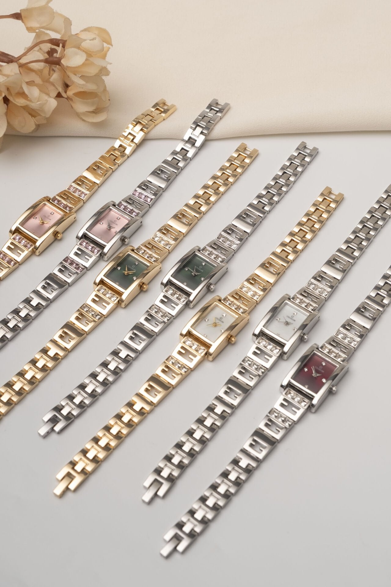 PREMİUM GOLD/SİLVER H TAŞ DETAY BAYAN SAAT