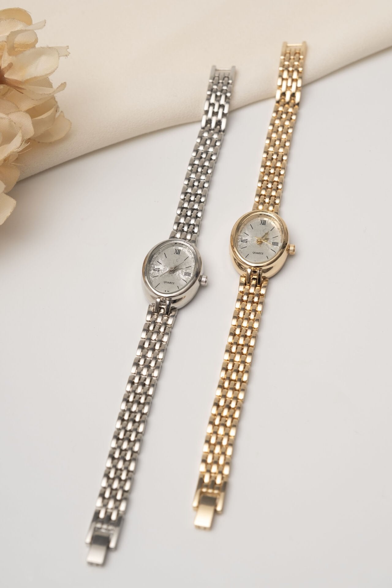 PREMİUM GOLD /SİLVER VİNTAGE BAYAN SAAT