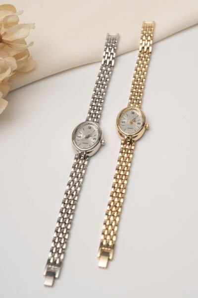 PREMİUM GOLD /SİLVER VİNTAGE BAYAN SAAT