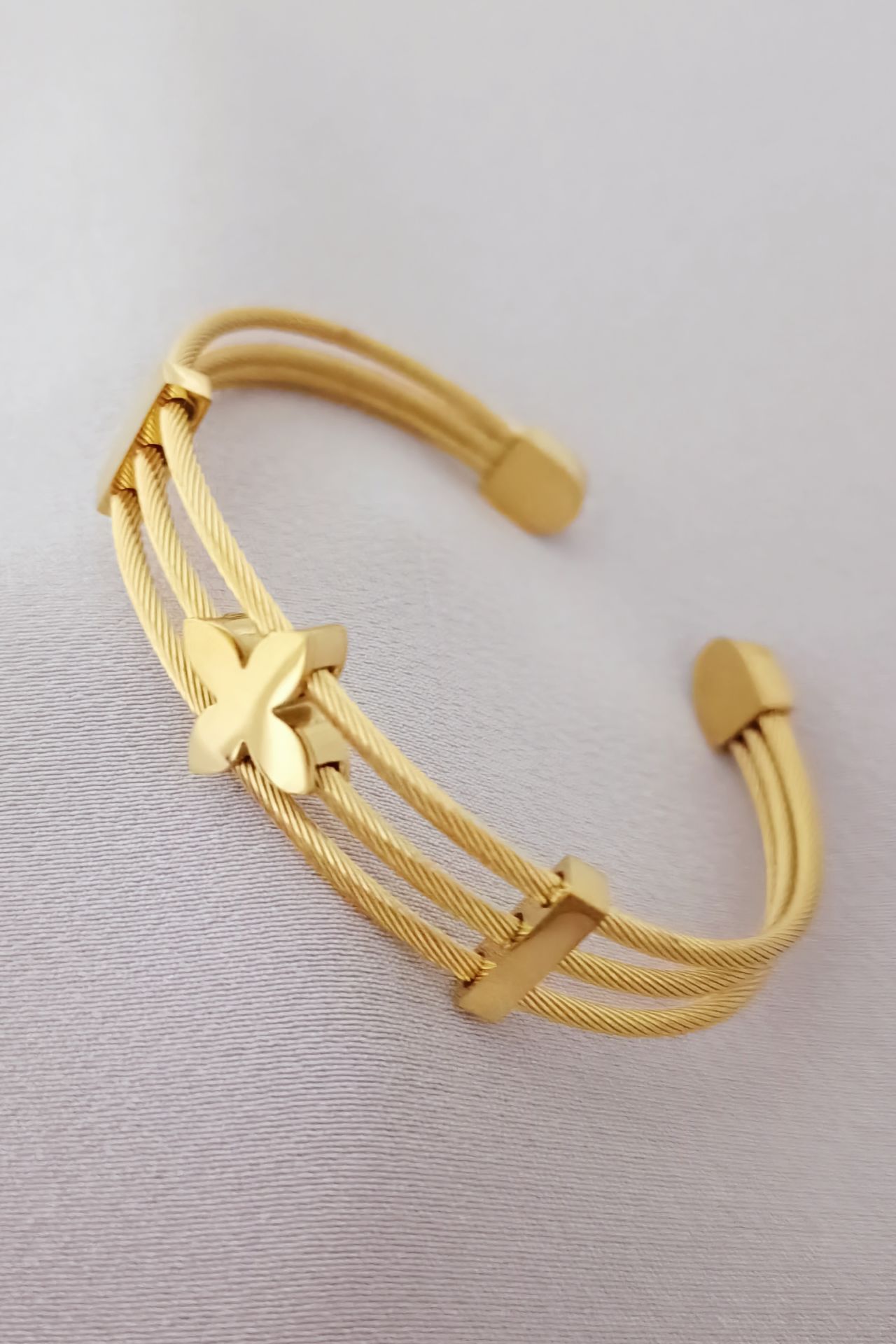 Çelik bileklik gold