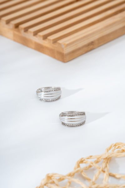 Xuping Silver Zirkon Taşlı Küpe