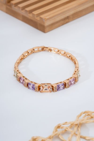 Zirkon Taşlı Ayıcık Figürlü  VIP Bileklik