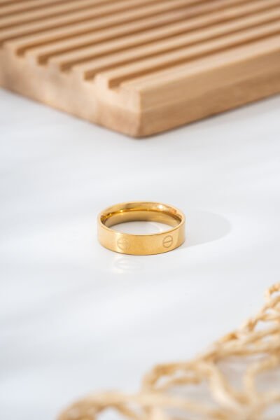 Paslanmaz Çelik Minimalist Yüzük