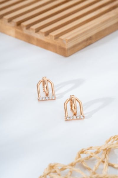 Xuping Zirkon Taşlı Cennet Kapısı Küpe