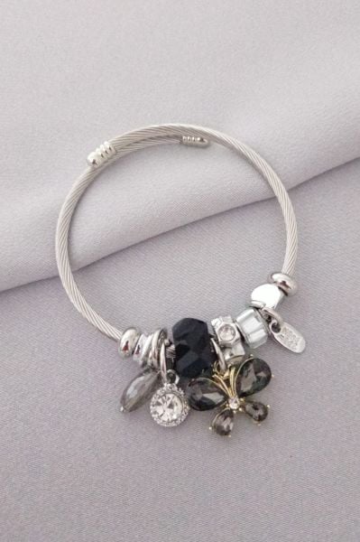 Çelik pandora bileklik gold